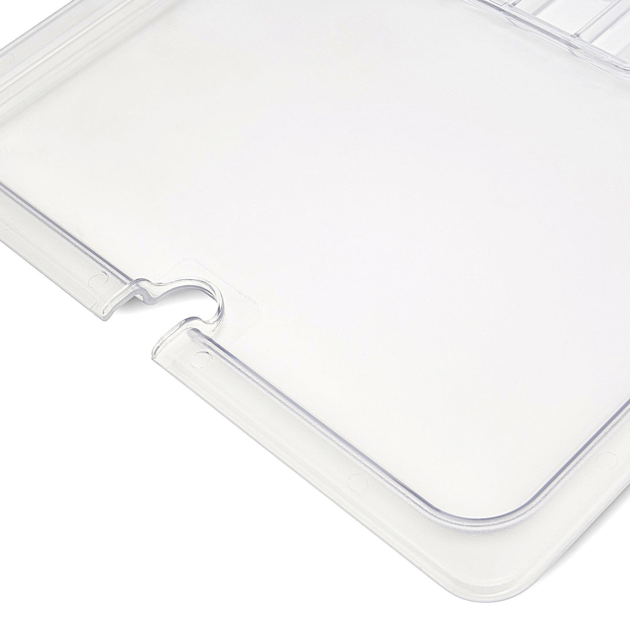 Couvercle gastronorm - 1/1 GN - polycarbonate - avec ouverture pour cuillère