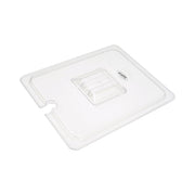 Couvercle gastronorm - 1/2 GN - polycarbonate - avec ouverture pour cuillère