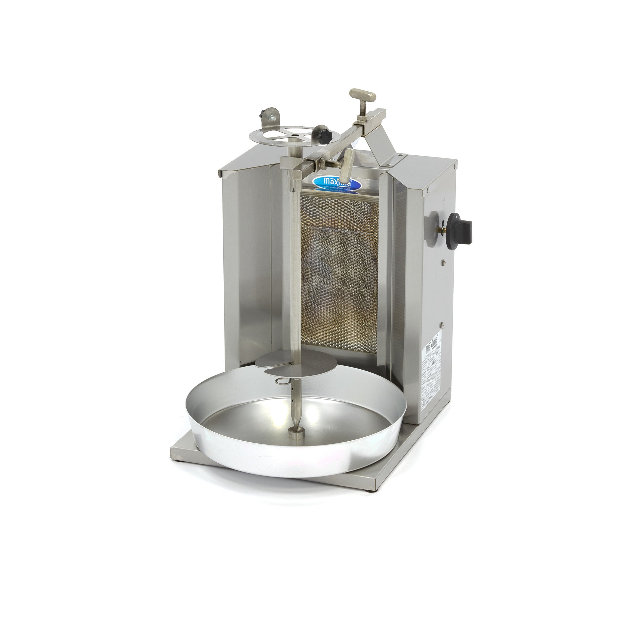 Kebab grill - 1 burner - 10 kg meat capacity - gas