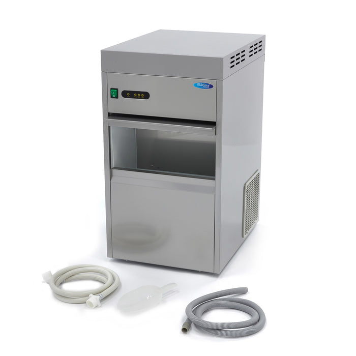 Machine à glaçons - 50 kg/jour - broyé/floconné - refroidissement par eau