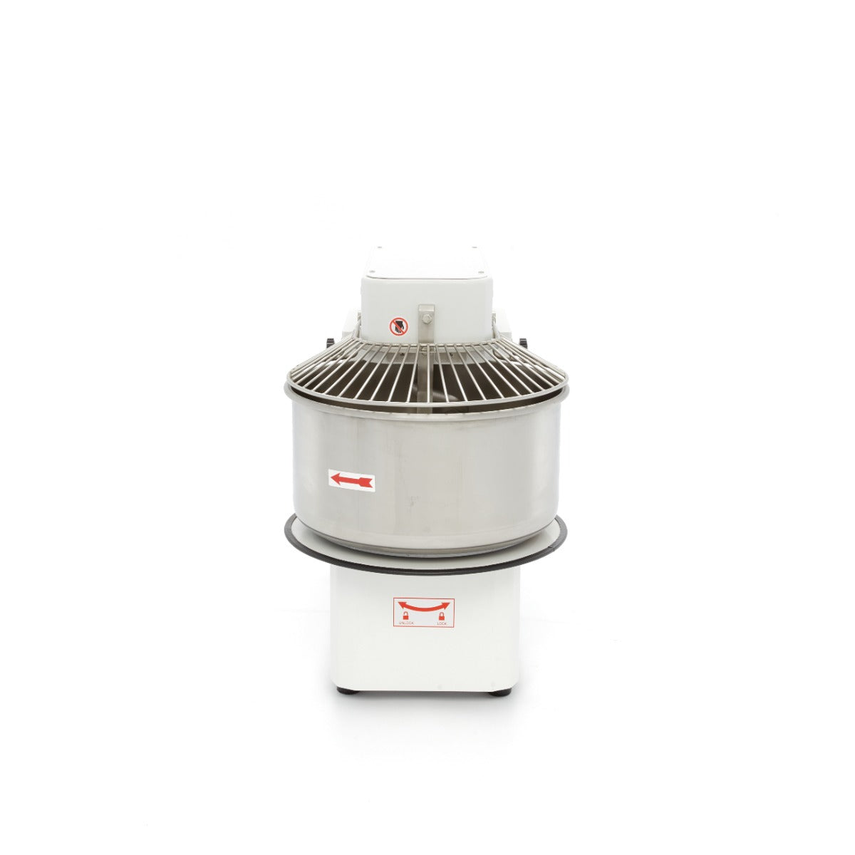 Pétrin à spirale Maxima, machine à pâte de 50 L, bol amovible, 2 vitesses, capacité 30 kg, électrique 400V.