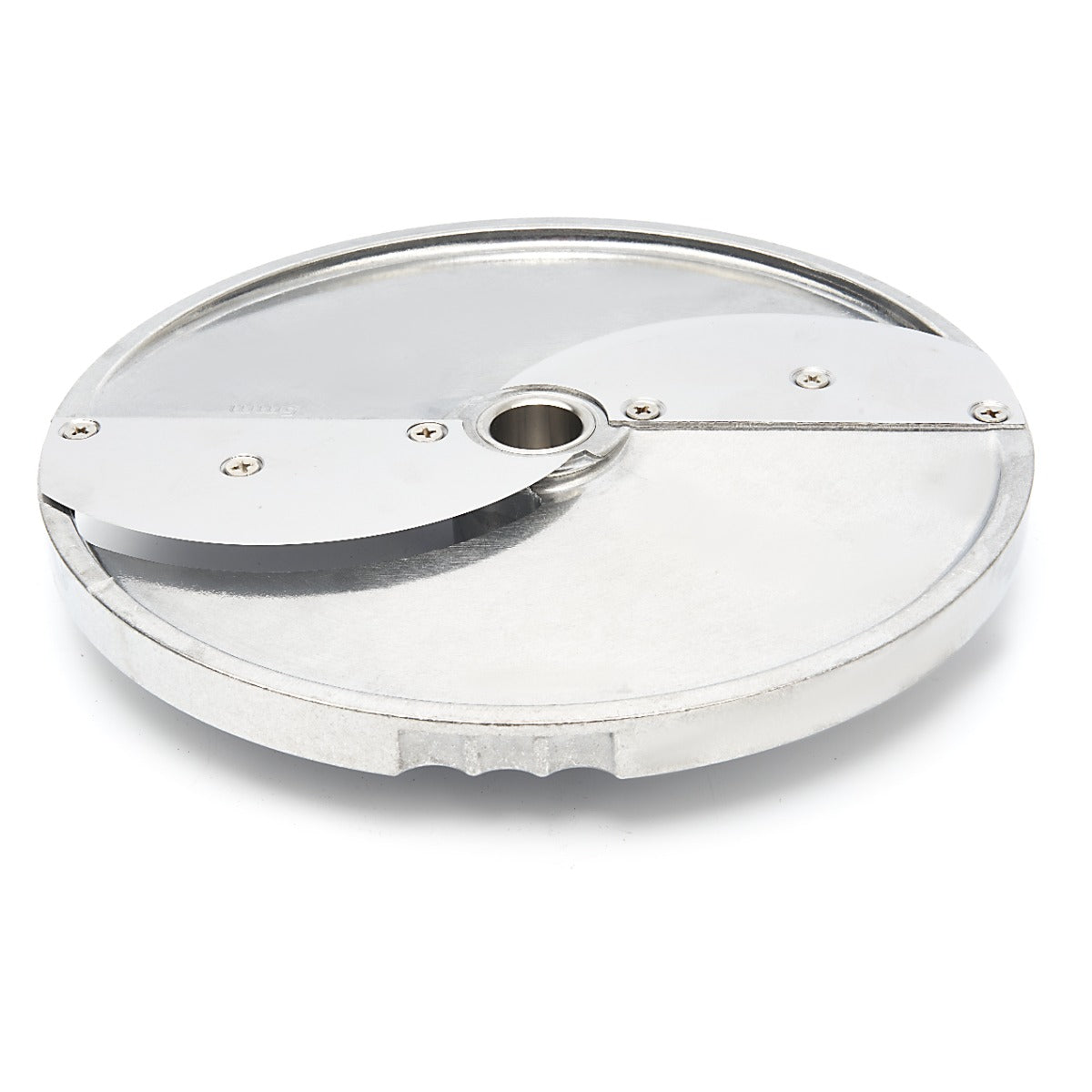Trancheuse spéciale Maxima VC750 pour couper légumes en tranches de 5 mm, avec lame en acier robuste.