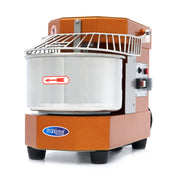 Pétrin à spirale Maxima, machine à pâte en or, capacité de 8 L pour 4,5 kg de pâte, idéal pour la cuisine professionnelle.