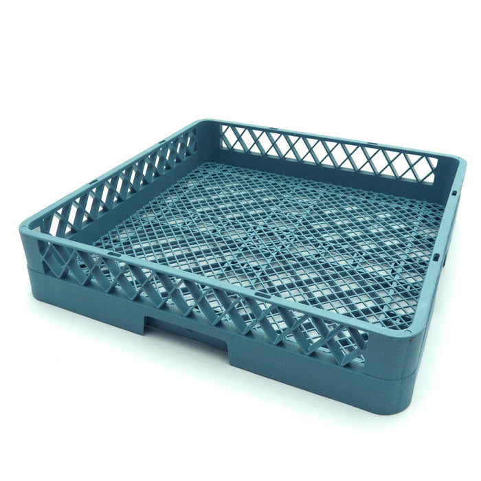 Panier à couverts pour lave-vaisselle Maxima, dimensions 50x50 cm, en plastique noir, avec compartiments pour couteaux, fourchettes et cuillères.