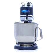 Mixer planétaire - 7 L - jusqu'à 2 kg de pâte - bleu acier