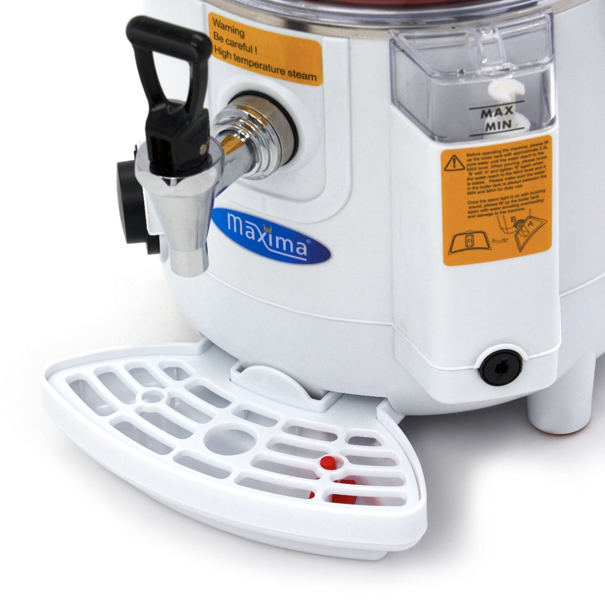 Distributeur de chocolat chaud - 5L - blanc
