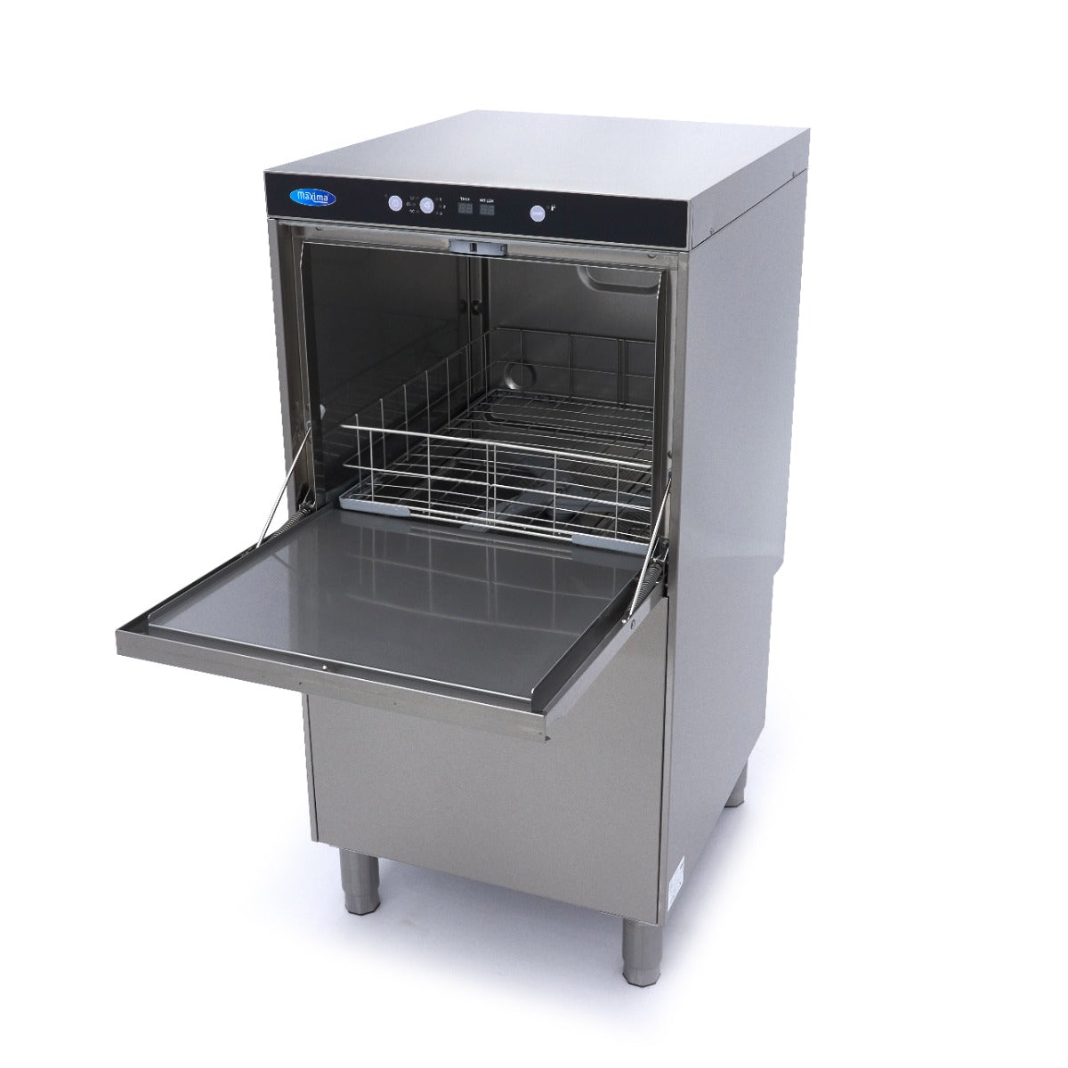 Lave-vaisselle à casseroles Maxima, modèle à pot, 50x60 cm, alimentation 400V, en acier inoxydable, prêt à laver de grandes casseroles.