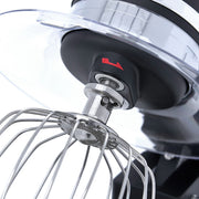 Mixer planétaire - 7 L - jusqu'à 2 kg de pâte - noir mat