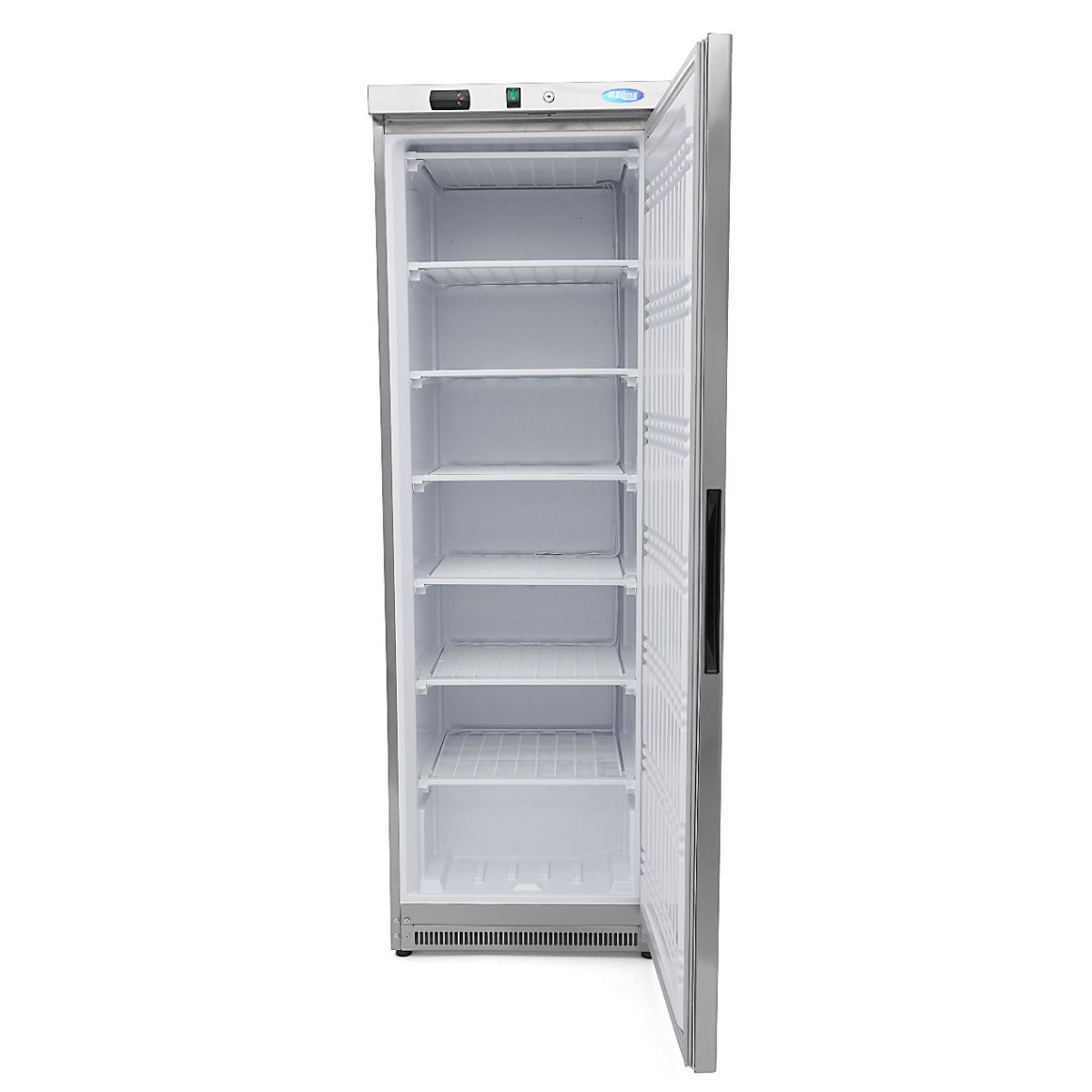 Congélateur - 400 L - 6 étagères fixes - acier inoxydable