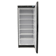 Congélateur - 600 L - 6 étagères fixes - noir