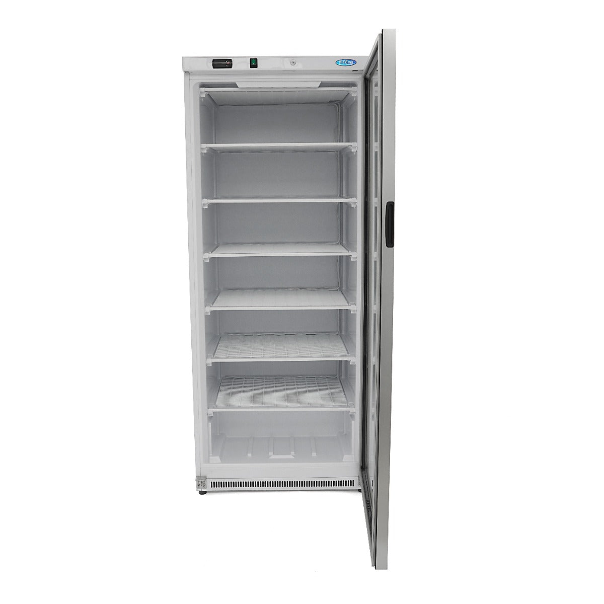 Congélateur - 600 L - blanc - avec porte en verre