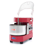 Pétrin à spirale Maxima 8L rouge framboise pour pétrir jusqu’à 4,5 kg de pâte, machine à pâte professionnelle.