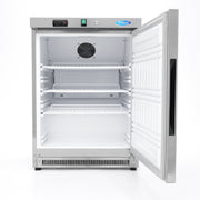 Réfrigérateur - 200 L - 3 étagères réglables - acier inoxydable