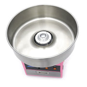 Machine à barbe à papa Maxima rose de 52cm, appareil électrique pour faire des confiseries en coton sucré.