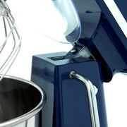 Mixer planétaire - 7 L - jusqu'à 2 kg de pâte - bleu acier
