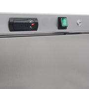 Congélateur - 400 L - 6 étagères fixes - acier inoxydable