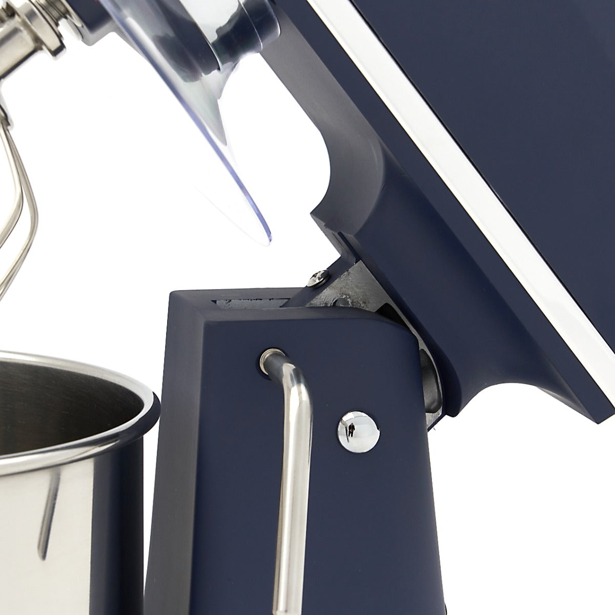 Mixer planétaire - 7 L - jusqu'à 2 kg de pâte - bleu acier mat