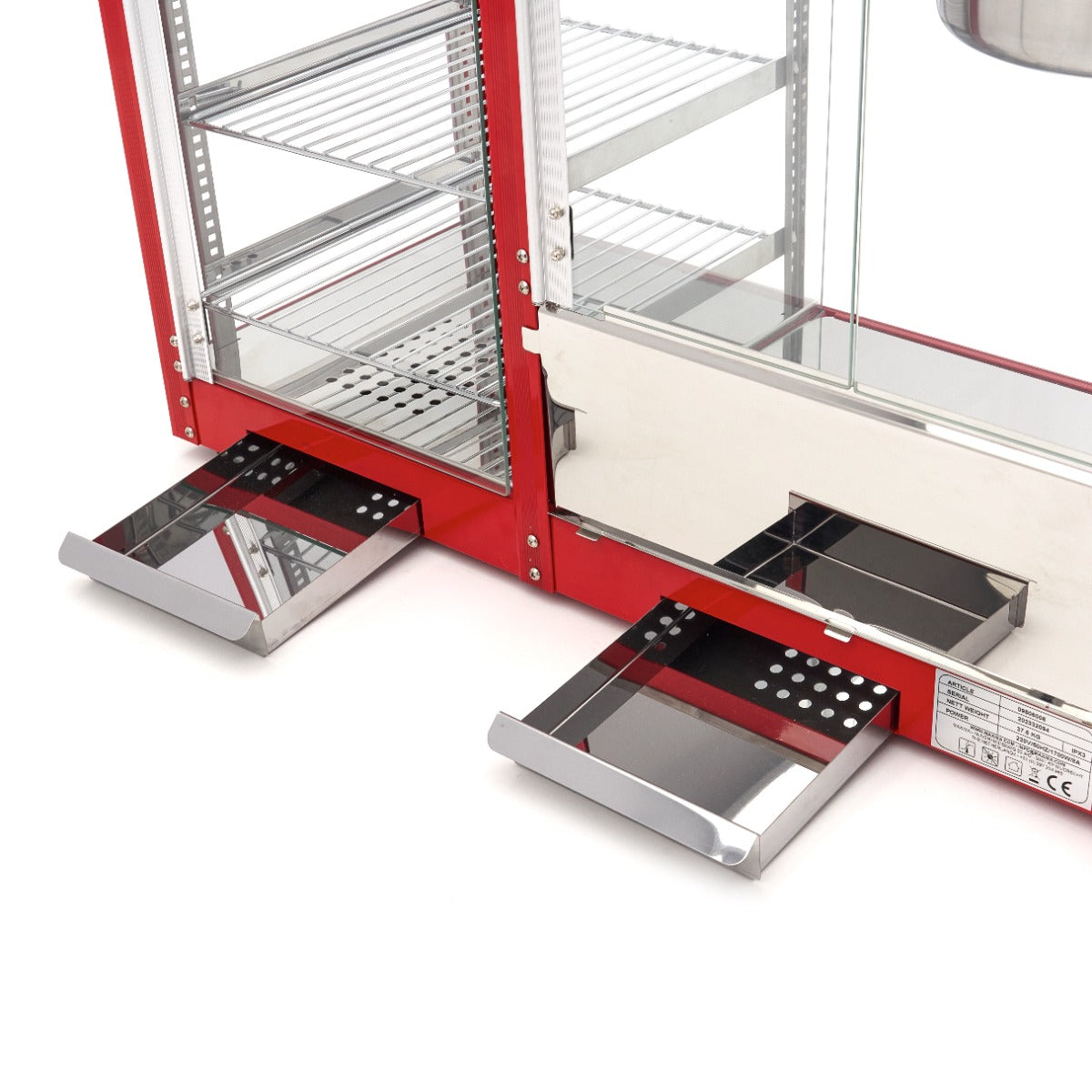 Machine à pop-corn - 150gr - avec vitrine chauffante