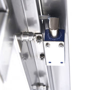 Table à rouleaux droits en acier inoxydable pour lave-vaisselle Maxima, conçue pour convoyeur à paniers.