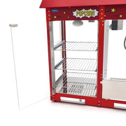 Machine à pop-corn - 150gr - avec vitrine chauffante