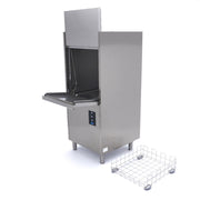 Lave-vaisselle à pot Maxima, machine à laver les casseroles, dimensions 56x63 cm, alimentation 400V, en acier inoxydable