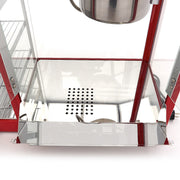 Machine à pop-corn - 150gr - avec vitrine chauffante