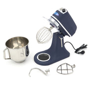 Mixer planétaire - 7 L - jusqu'à 2 kg de pâte - bleu acier mat