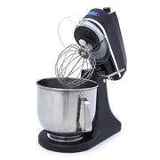Mixer planétaire - 7 L - jusqu'à 2 kg de pâte - noir mat