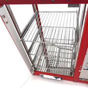 Machine à pop-corn - 150gr - avec vitrine chauffante