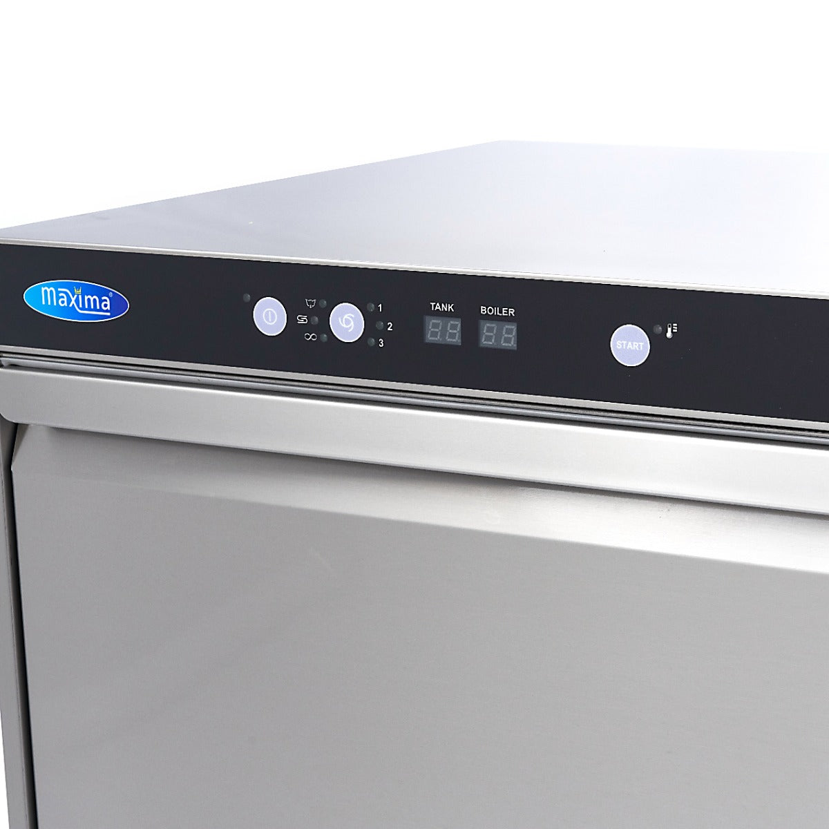 Lave-vaisselle à casseroles Maxima, modèle à pot de 50x60 cm, alimentation 400V, pour nettoyage industriel de grandes casseroles.