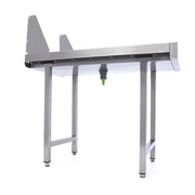 Table à rouleaux droits en acier inoxydable pour convoyeur à paniers de lave-vaisselle Maxima, facilite le transfert des paniers.