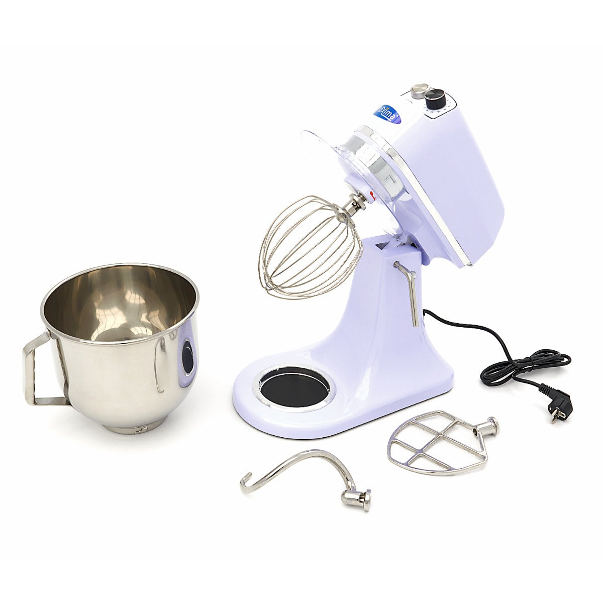 Mixer planétaire - 7 L - jusqu'à 2 kg de pâte - lilas