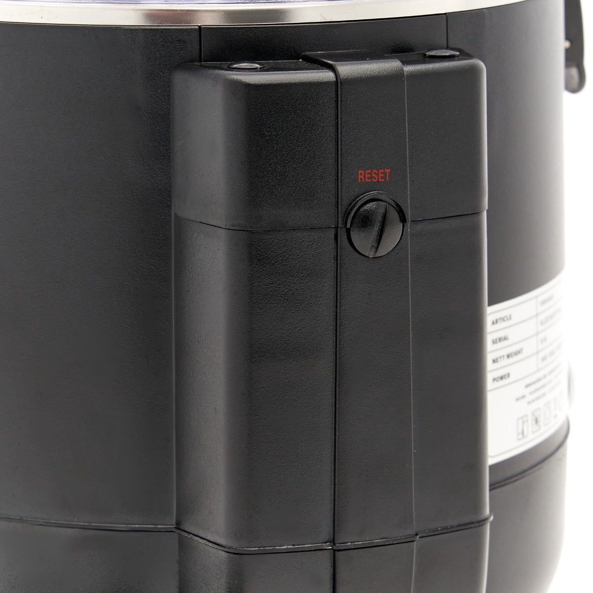 Distributeur de chocolat chaud - 10L - noir