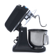 Mixer planétaire - 7 L - jusqu'à 2 kg de pâte - noir mat