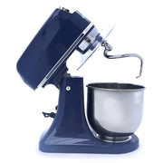 Mixer planétaire - 7 L - jusqu'à 2 kg de pâte - bleu acier