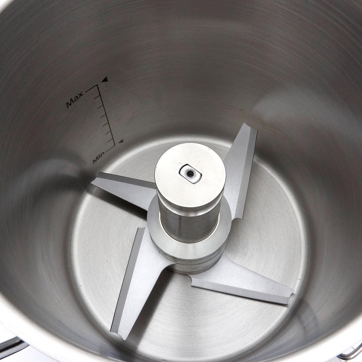 Robot de cuisine Maxima 50 L avec bol en acier inoxydable et commandes intuitives, idéal pour la préparation en cuisine professionnelle.