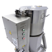 Robot de cuisine Maxima de 70 L avec bol en acier inoxydable, accessoires inclus, pour préparation culinaire professionnelle.