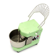 Pétrin à spirale Maxima vert, machine à pâte de 8 L, capacité de 4,5 kg de pâte, robuste et professionnel, pour boulangerie.