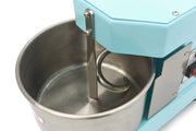 Pétrin à spirale Maxima, machine à pâte de 8 L, en bleu, idéal pour pétrir jusqu'à 4,5 kg de pâte dans une cuisine professionnelle.