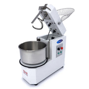 Pétrin à spirale Maxima, 20 L, capacité 12 kg de pâte, 2 vitesses, bol amovible, machine à pâte robuste et efficace.