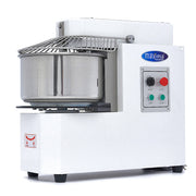Pétrin à spirale Maxima, capacité 20 L, 12 kg de pâte, 2 vitesses, bol amovible pour machines à pâte.