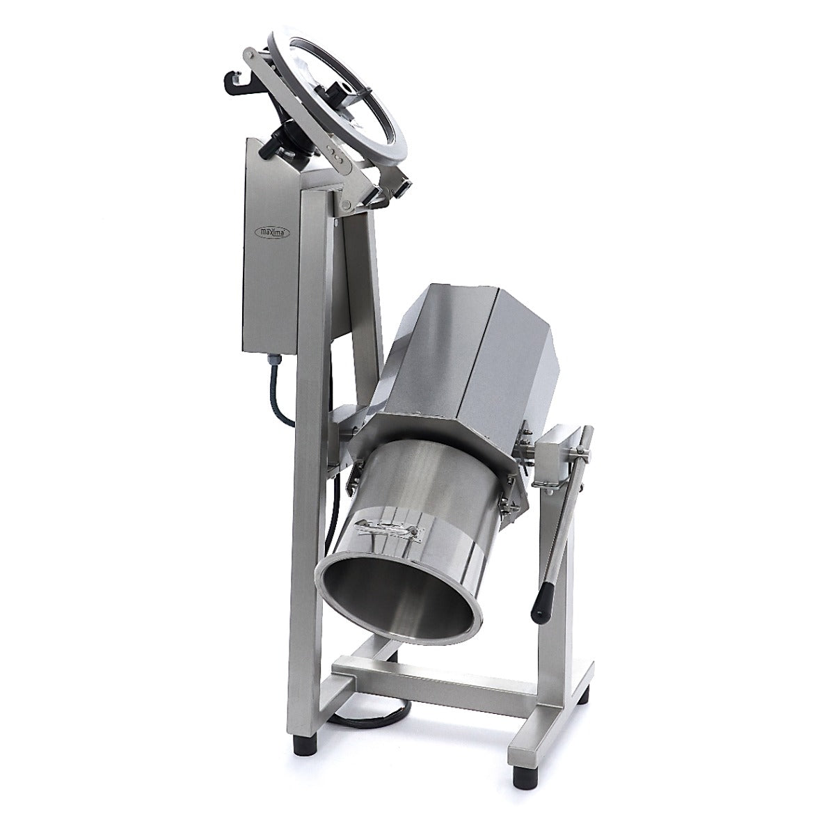 Robot culinaire Maxima de 20 L avec accessoires, conçu pour la préparation efficace des repas dans la cuisine.
