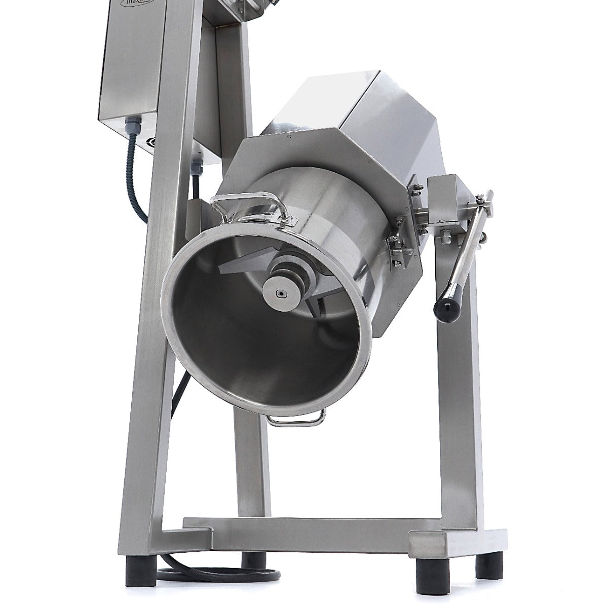 Robot de cuisine Maxima de 20 L avec bol en acier inoxydable, idéal pour préparations culinaires volumineuses.
