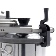Robot de cuisine Maxima de 20 L avec bol en acier inoxydable, commandes intuitives et design robuste, idéal pour la préparation culinaire.