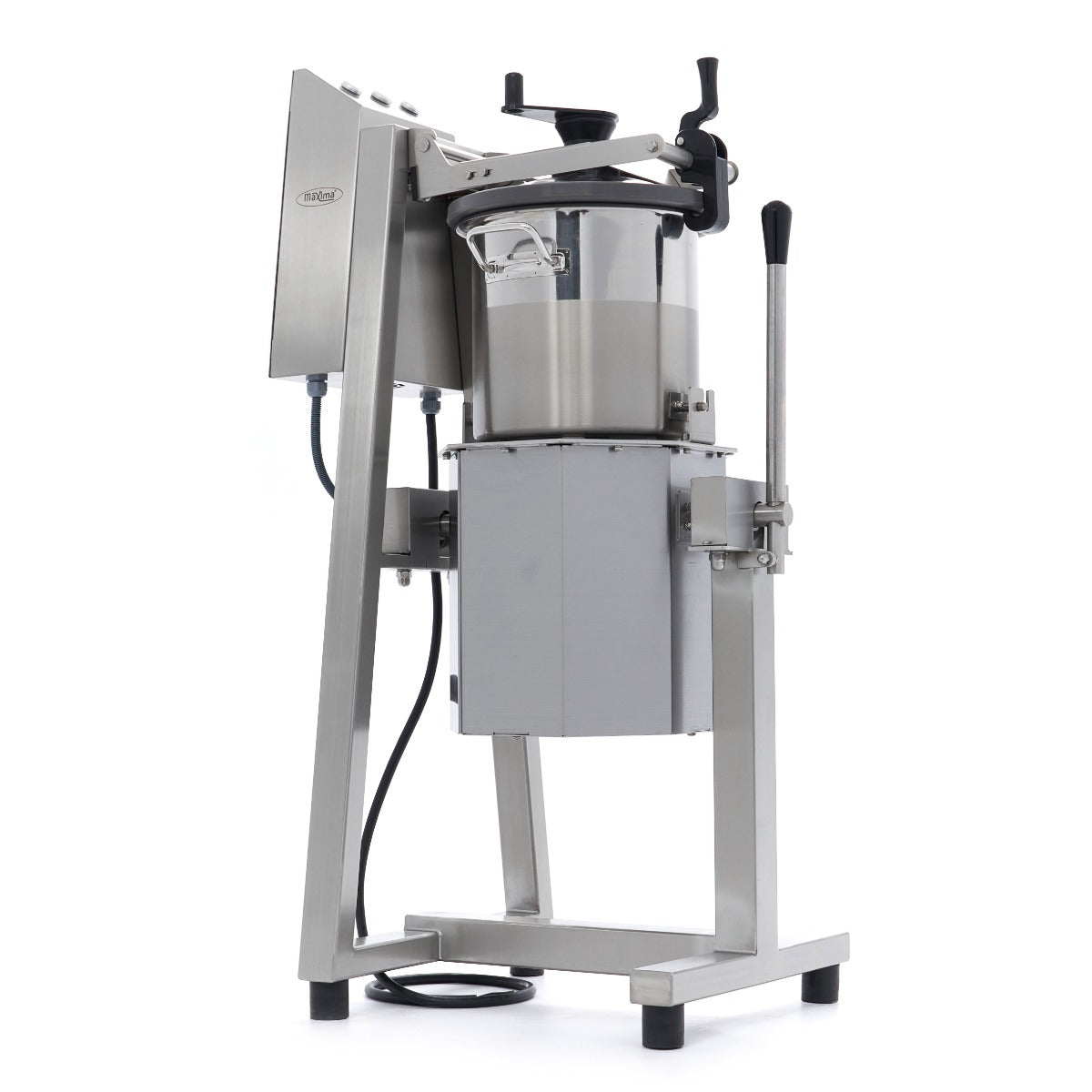 Robot culinaire Maxima de 20 L, robot de cuisine avec bol spacieux, accessoires inclus, adapté à la préparation de grandes quantités.