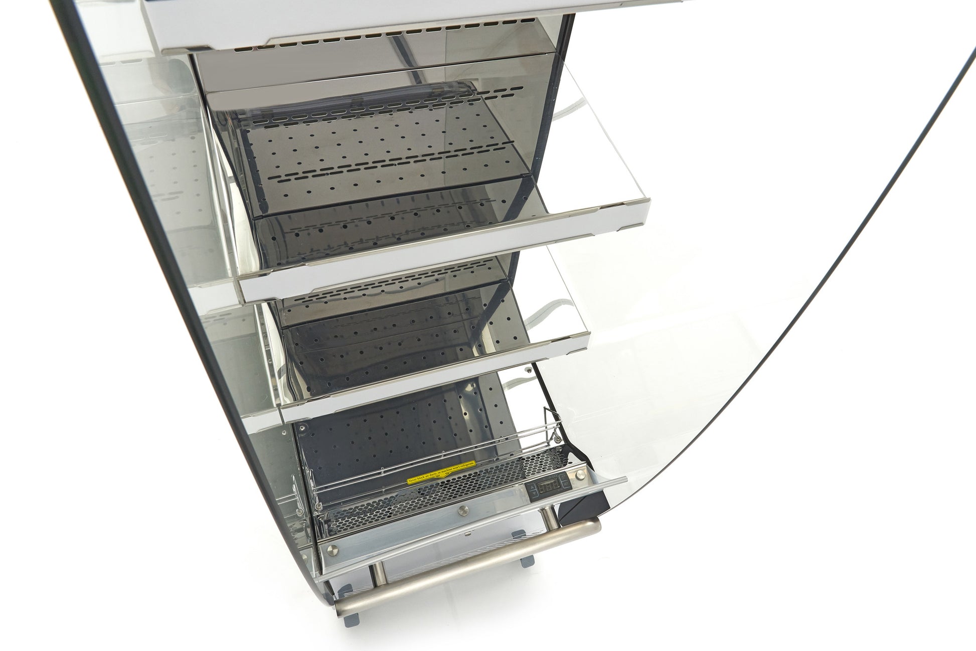 Vitrine à gâteaux - 220 L - 50 x 50 cm - ouvert