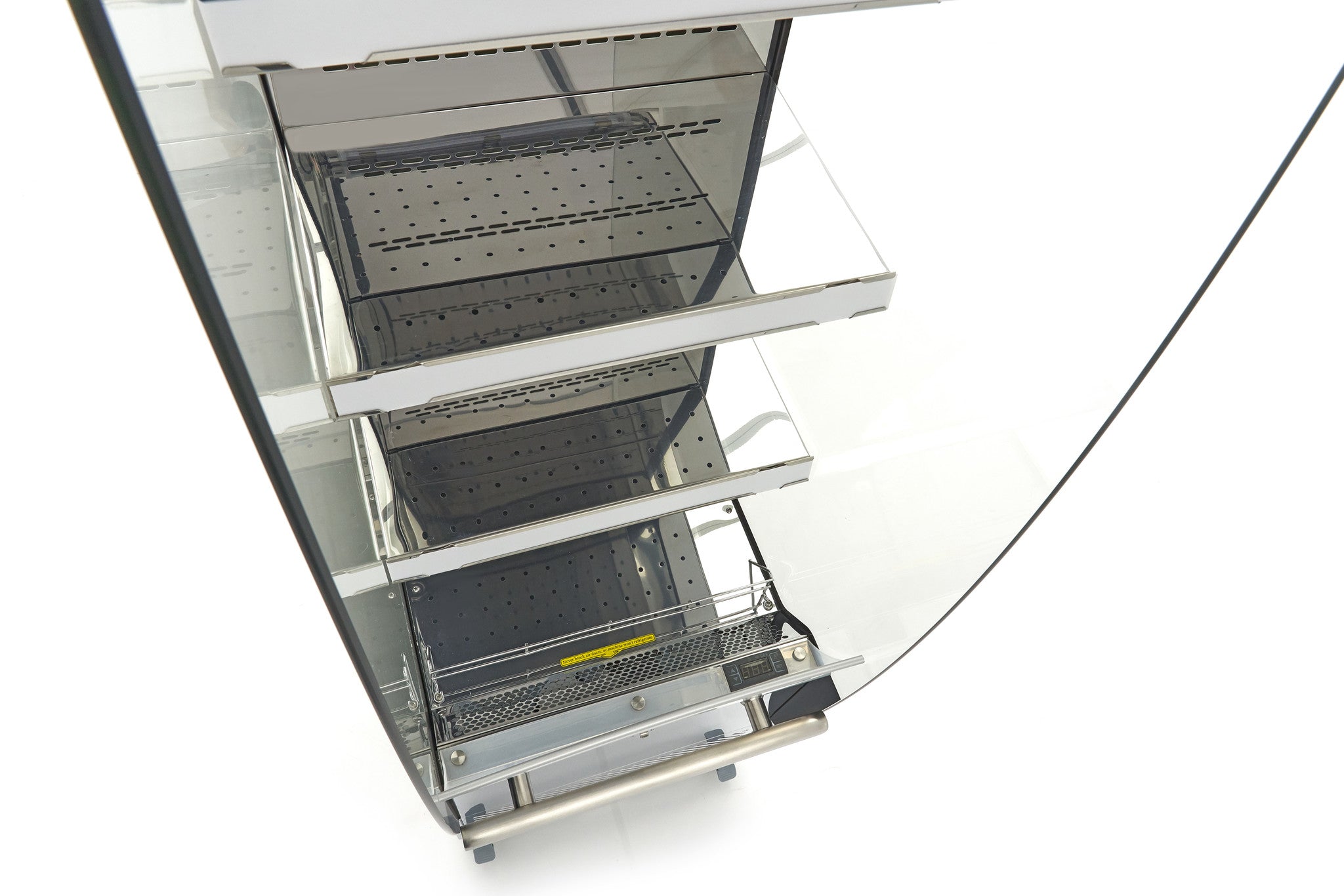Vitrine à gâteaux - 220 L - 50 x 50 cm - ouvert