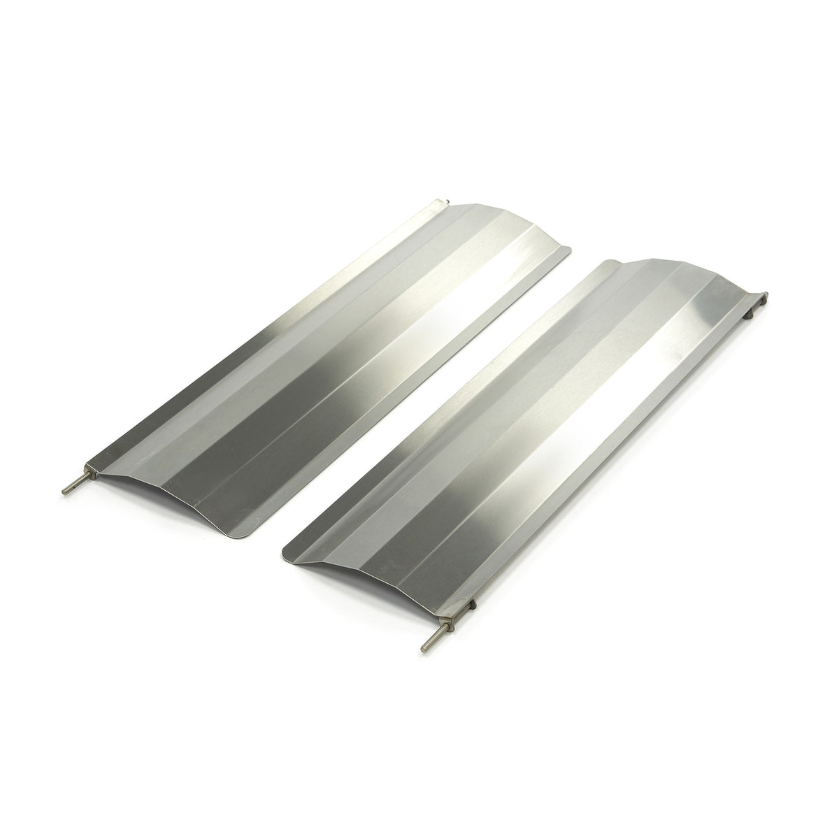 Ensemble de 2 caches latéraux pour grill Doner Kebab Maxima, compatible avec le modèle 3 brûleurs, en acier inoxydable.