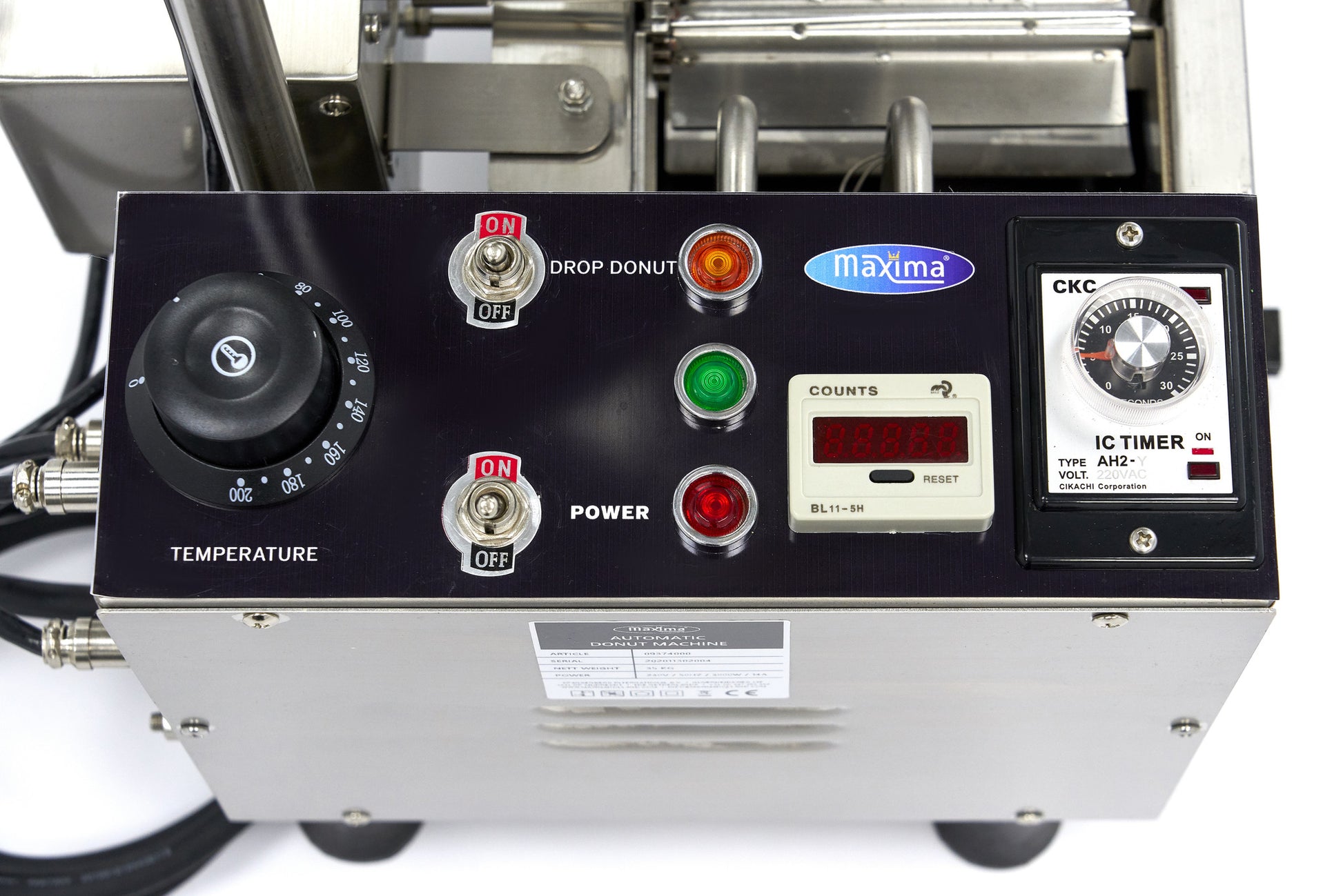 Machine à donuts - 450 donuts/h - automatique - friteuse avec système de retournement