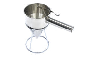 Batter dispenser - 1.3 L - stainless steel - dosing knob included